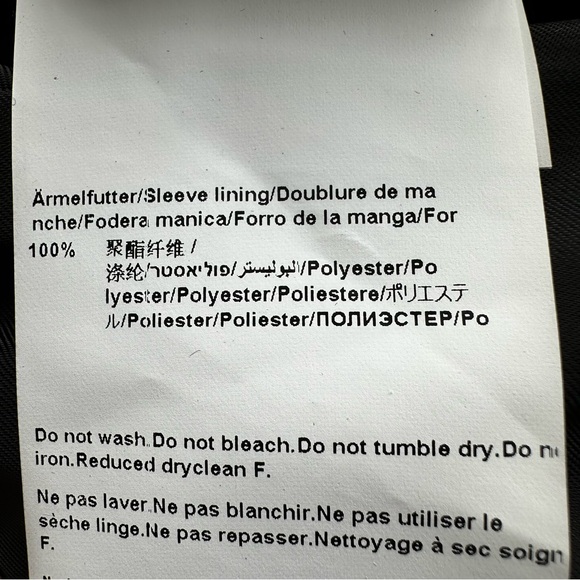Hugo Boss Men's Black Calf Skin Leather Jacket | Size 44R - Picture 7 of 8